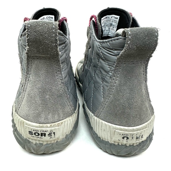 SOREL Out N About Plus Womens Quarry Gray Waterproof Ankle Boots Size 7.5 - Picture 4 of 10